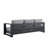 Hoyt 92.52" Outdoor Aluminum Sofa with Optional 27.56" Versatile Ottoman-786084010-799072939-790959986