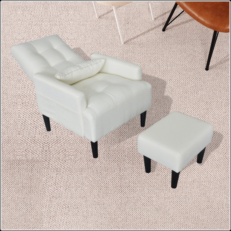 Fauteuil inclinable moderne avec repose-pieds