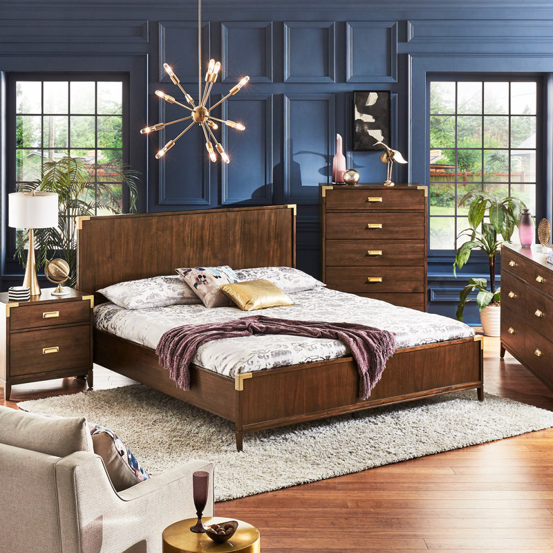 Solid Wood Piece Bedroom Set