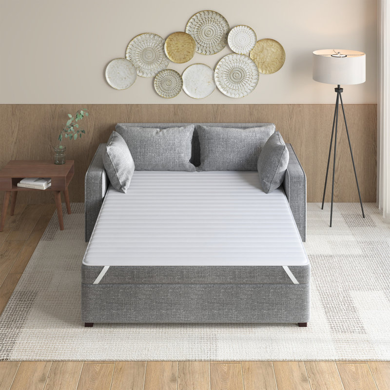 Queen White Microfiber Waterproof Sofa Bed Mattress Pad