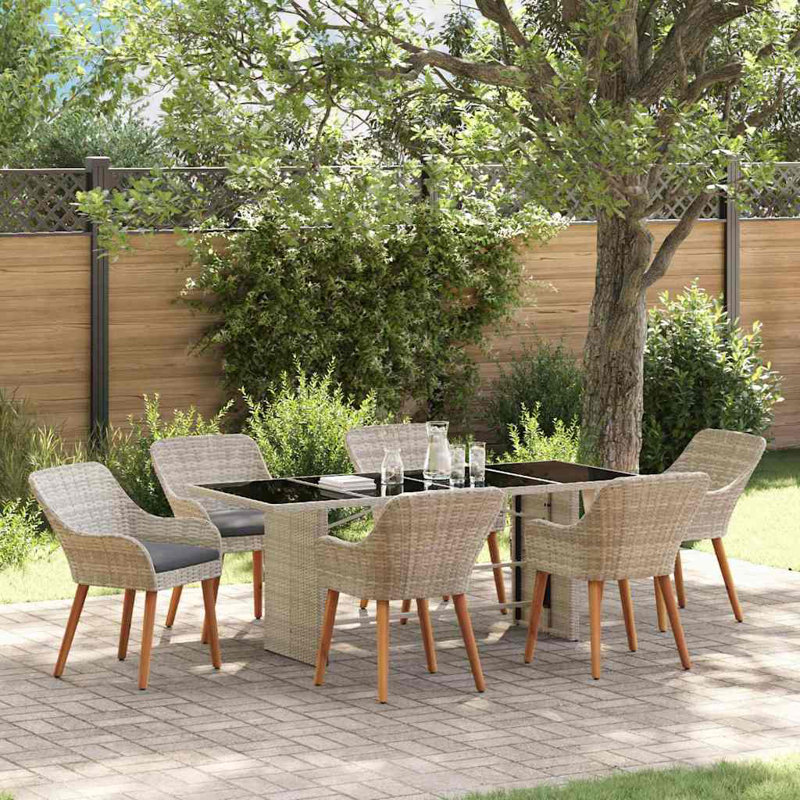 6 - Person Rectangular Patio Dining Set