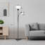 181.6cm Black Tree Floor Lamp