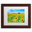 « champ de jaune » par reproduction de photo encadrée Michael Blanchette-634798243-634798245-634798247