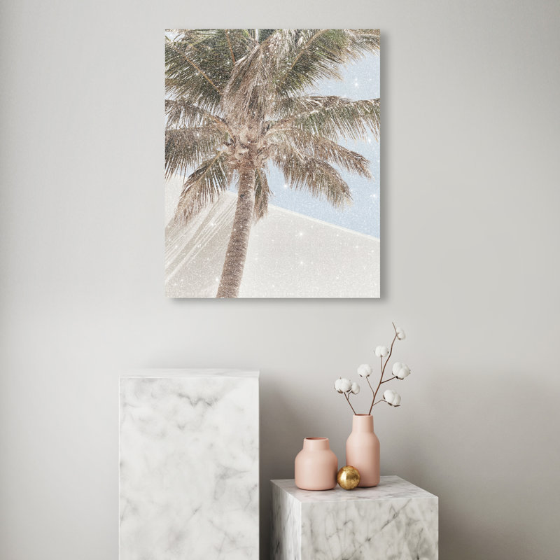 Monotone Tropics I Print by Oliver Gal, 20"H x 16"W, Gallery Wrapped