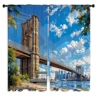 Rideaux de fenêtre Brooklyn Bridge