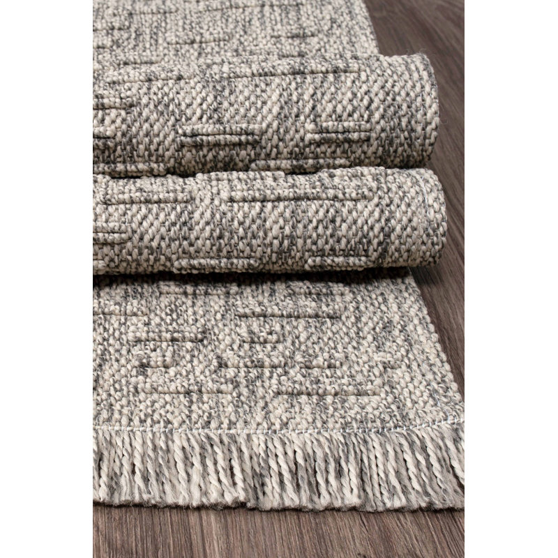 Runner Rochemont Solid Colour Machine Made Indoor / Outdoor Area Rug, Runner 6'6" x 11'5"