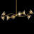Coquette 8 Light Crystal LED Linear Pendant-99682390