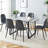 Rectangular Pedestal Dining Table Set-2070566453-2070566455