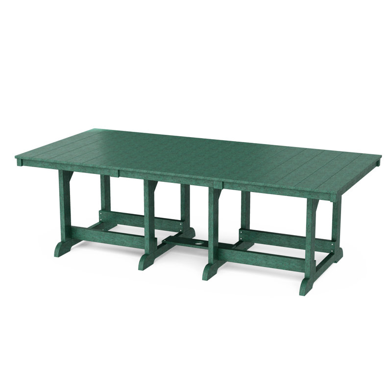 Heritage 44” x 94” Dining Table, Turf Green