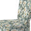 Chaise d'appoint rembourrée en velours Watercolor Whimsy White Serenaded Gardens