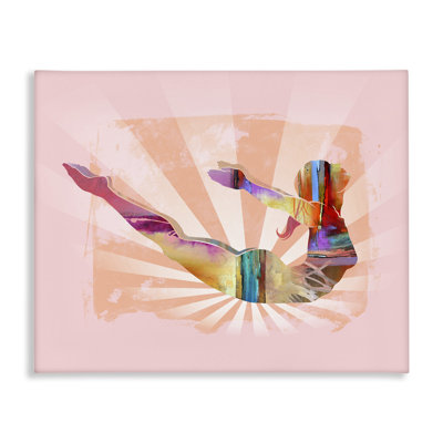 Abstract Mindfulness Exercise Canvas Wall Art by Tim Parker