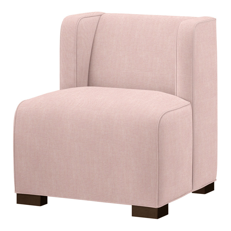Joan Slipper Chair, Expresso, Perigold Francine Dusty Rose
