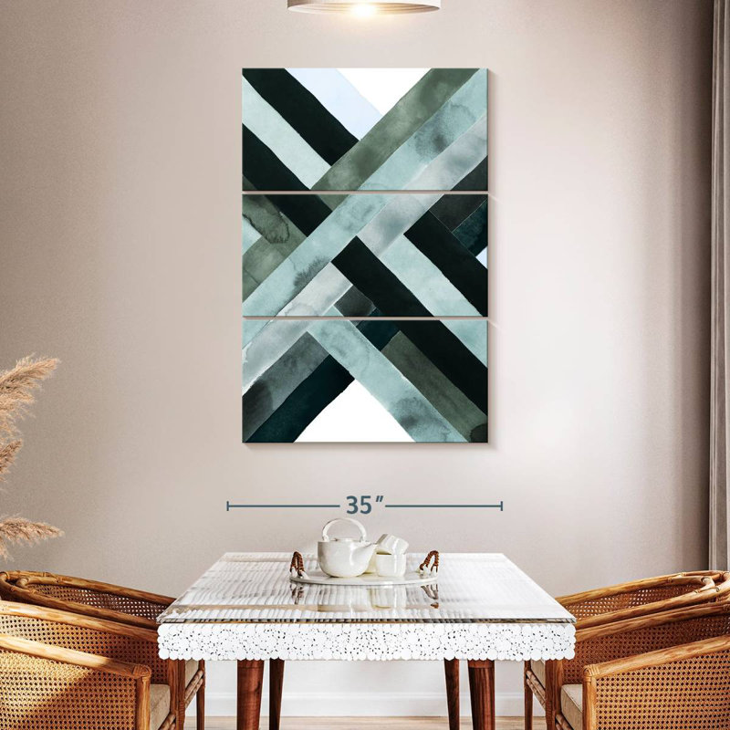 Avery Watercolor Weave II, H 38 po x l 24 po