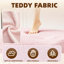 Mignon canapé-lit en tissu Teddy-129606195