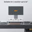 Shivay Monitor Stand Riser with 3 Drawers for Laptop 51 x 24 x 13cm White