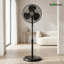 Ventilateur sur pied oscillant 16 po avec hauteur réglable Ecohouzng