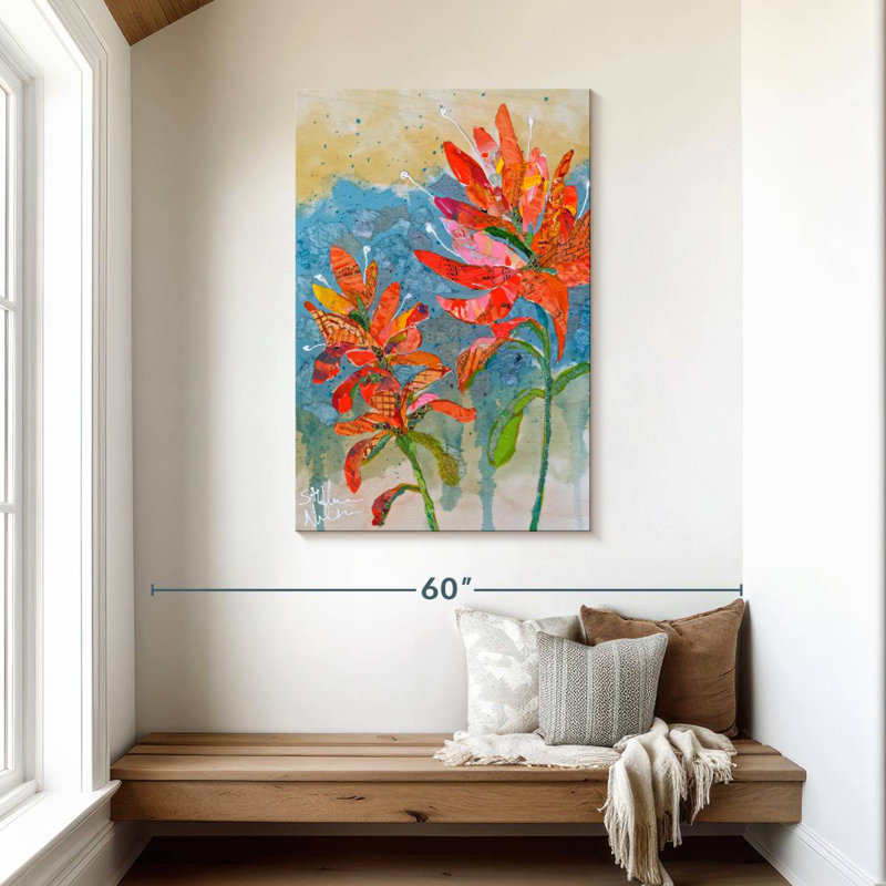 Harnek Indian Paintbrush II, H 45 po x l 30 po