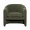 Alda Polyester Blend Upholstered Occasional Accent Chair, Cream