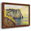 Falaises de la porte d'Aval, 1885, reproduction d'art sur toile-453049324-453049325