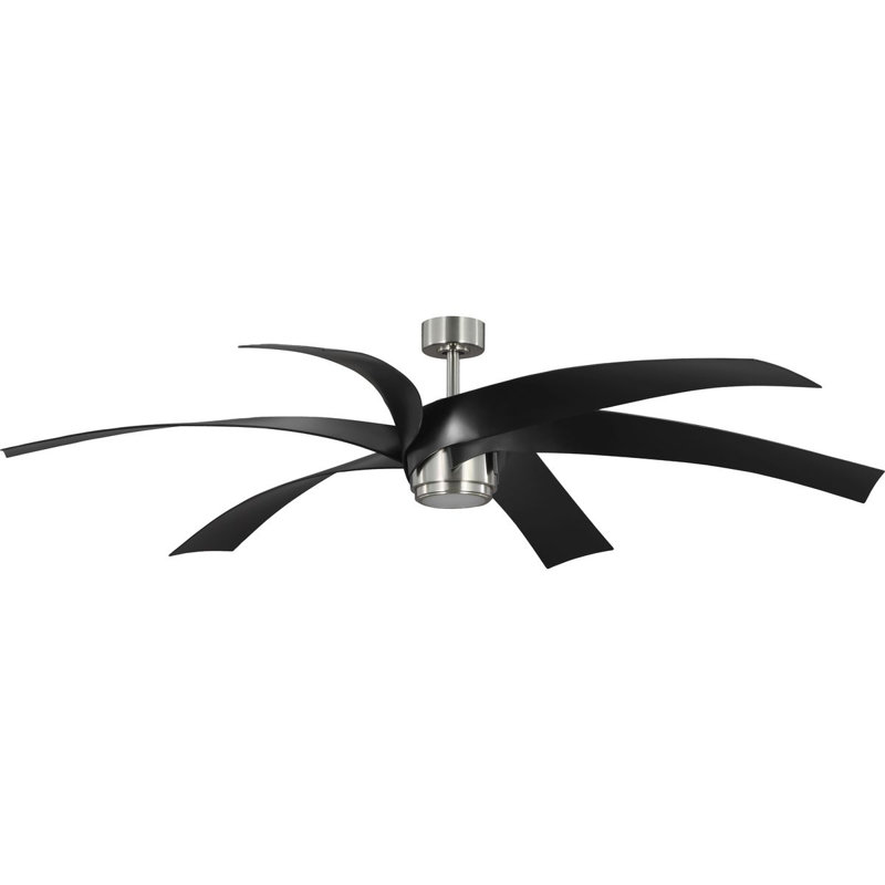 Insigna 72'' Ceiling Fan with LED Lights, Brushed Nickel