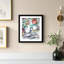 Montpellier Floral Still Life With Cast Shadows Framed On Paper by Montpellier Print-1787611558-1787611557