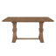 Ensemble de salle à manger en tissu et bois d'hévéa Hoskin-70601899-70601897