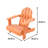 Schrimsher Wood Outdoor Adirondack Chair