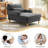 Davene Upholstered Chaise Lounge with Adjustable Backrest-1115440186