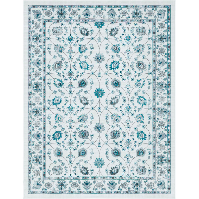 Dota Floral Indoor Rug, Rectangle 9'10" x 13'3"