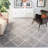 Keana Geometric Gray/Cream Area Rug-1300617956