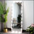 Wall Standing Full Length Mirror With LED Bults, Touch Control, And 3 Color Lights For Dressing And Vanity-1603116537