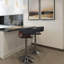 Tabouret de bar pivotant réglable