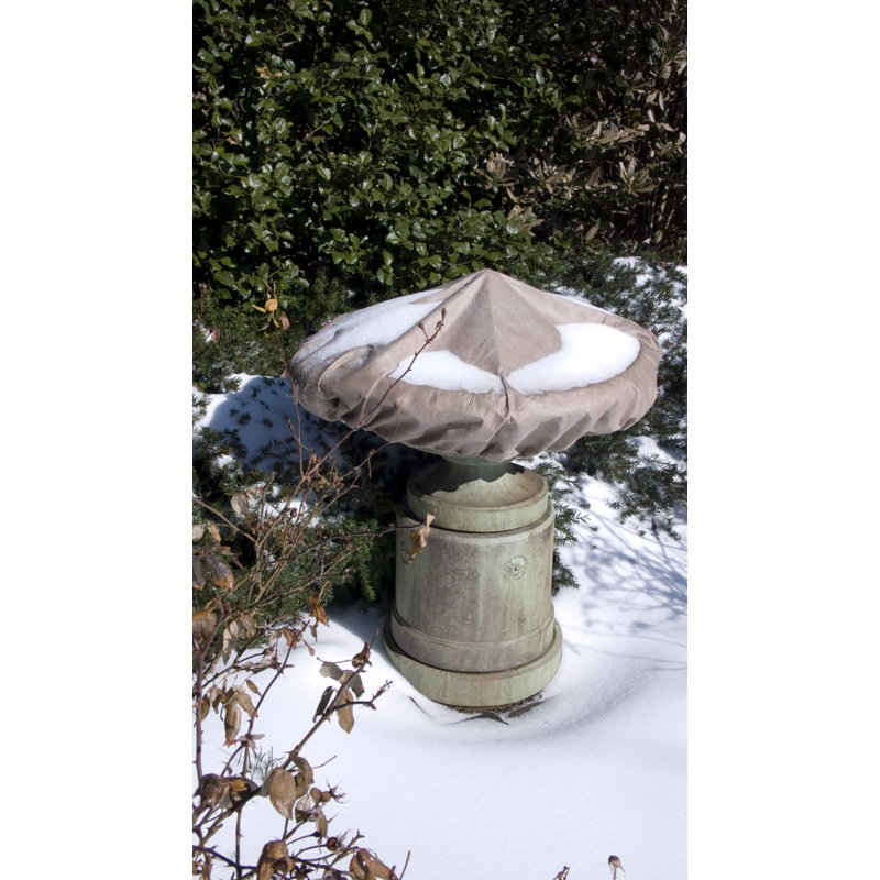 Couvre-fontaine, H 35 po x l 32 po x P 32 po, Brun clair