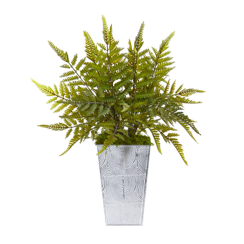 Plantes artificielles en pot de fleurs