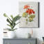 Lin géranium - impression sur toile tendue-1161302839