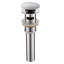 Robinet de salle de bain à un trou Blossom - Robinet de lavabo à poignée simple en laiton massif avec bec à arc élevé, cartouche anti-goutte et tuyau d'alimentation en eau-26720409-49185339