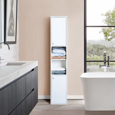 Armoire de rangement blanche Raquela