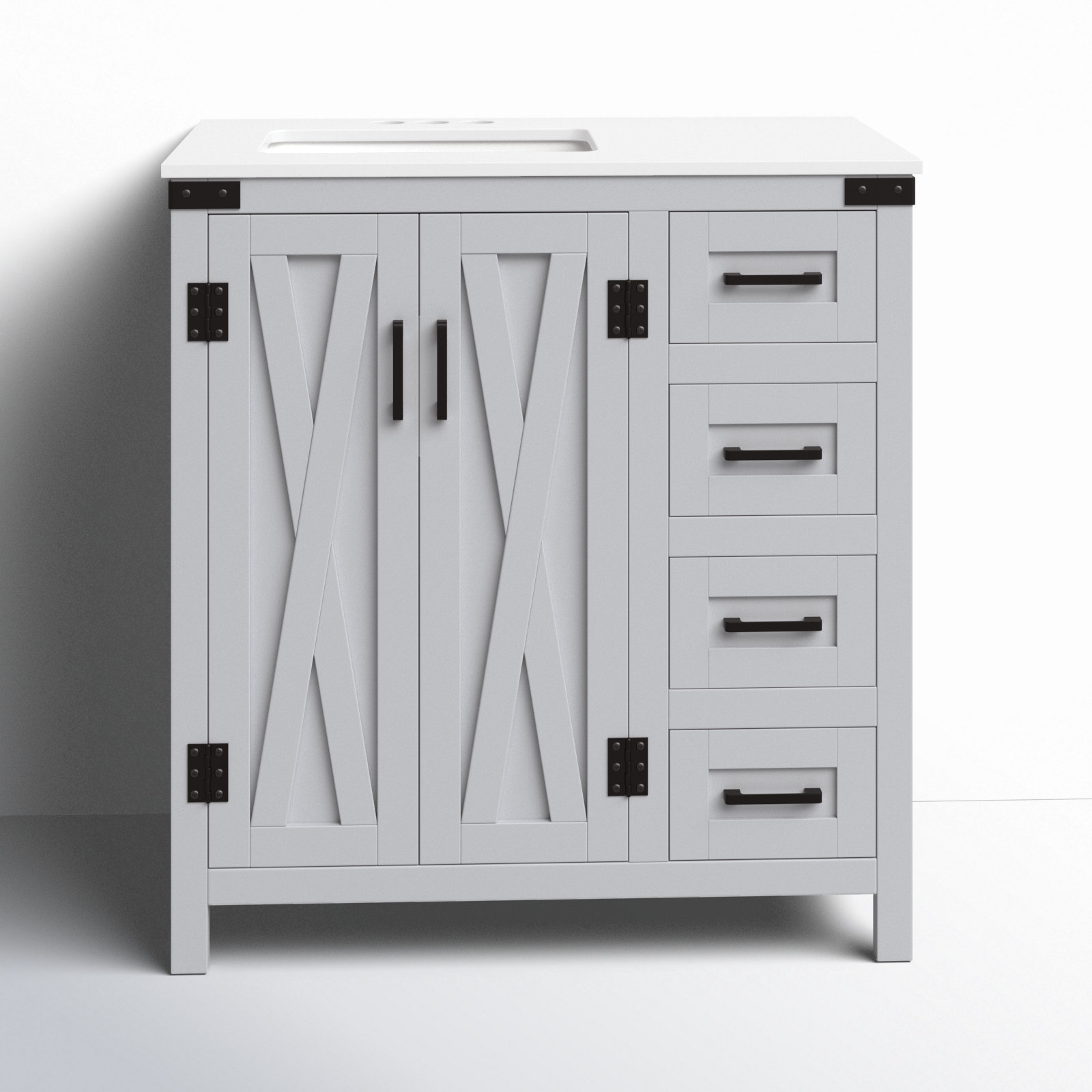 Slayton 32'' Single Bathroom Vanity, Gray
