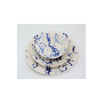 Piece Porcelain China Dinnerware Set - Service for 6