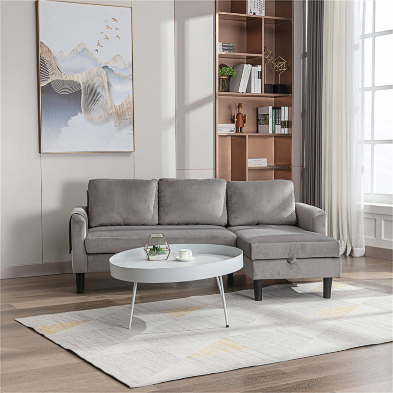 Canapé-lit modulaire faisant face à la droite de 72,5 po Darea
