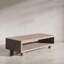 Table basse en bois massif avec rangement-75224006