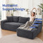 Canapé modulaire pour canapé modulaire avec méridienne 95 po-1920036673-1920036675