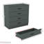 Maybery 3 Piece Bedroom Set (1 Drawer Bedside Chest, 4 Drawer Chest, 2 Door 2 Drawer Wardrobe), (4)-1298806507
