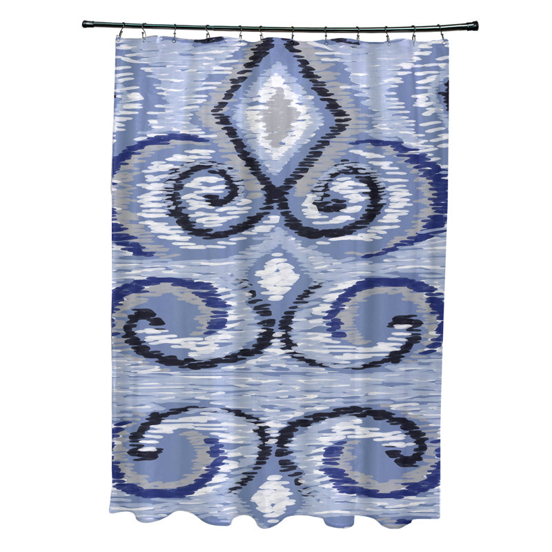 Geometric Shower Curtain, Dust