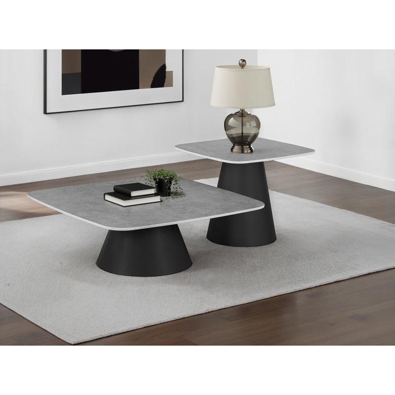 Ensemble de tables basses 2 pièces Eason