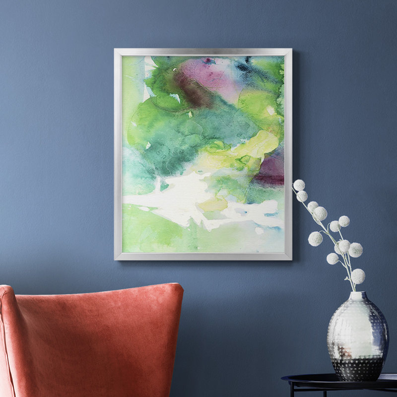 Toile encadrée de qualité supérieure «Rising Above IV» - prête à être accrochée, Argent, H 24 po x l 20 po