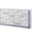 Commode en marbre blanc lune avec DEL