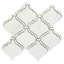  Carreau de mosaïque murale en verre satiné Tahitian Pearl 14 po x 14,5 po-93419312