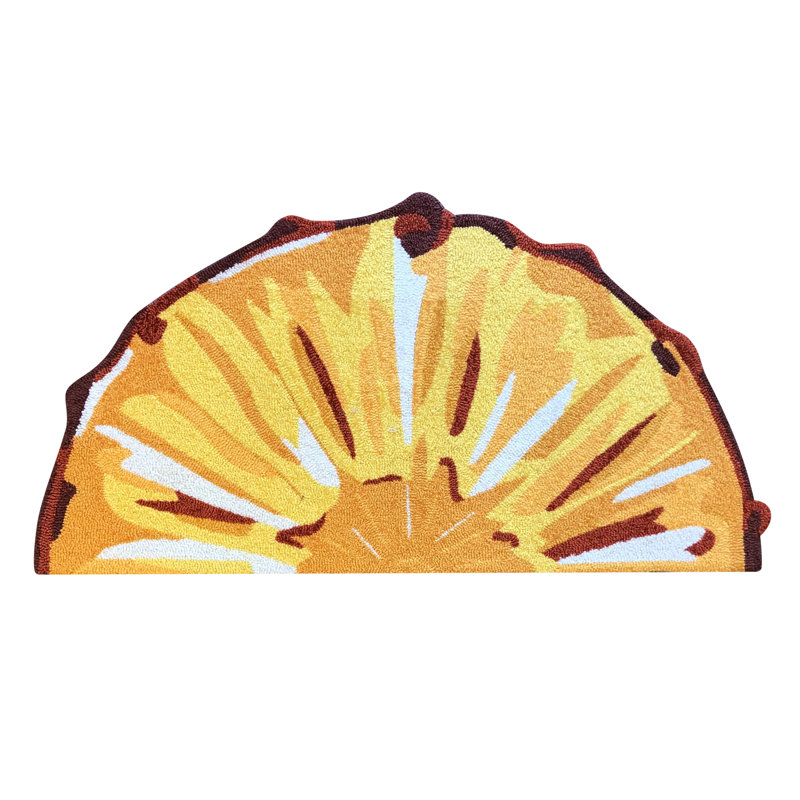 Taille de tranche d'ananas 25 po x 48 po