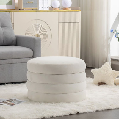 Velvet Wooden frame Make-up stool by Wrought Studio